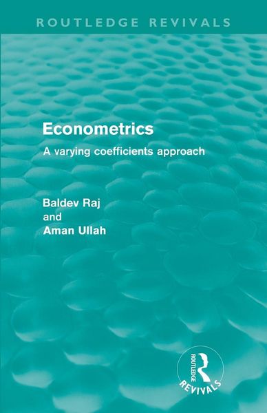 Produktbild: Econometrics (Routledge Revivals)