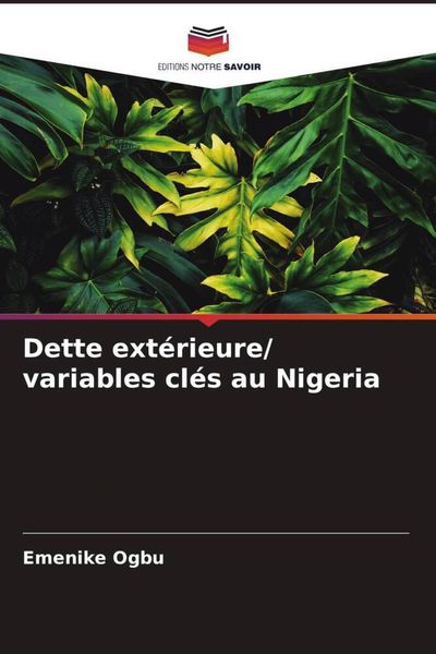 Produktbild: Dette ext&eacute;rieure/ variables cl&eacute;s au Nigeria