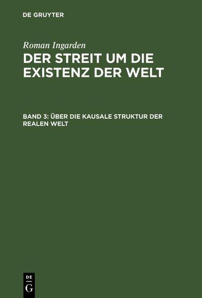 Produktbild: &Uuml;ber die kausale Struktur der realen Welt