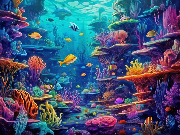 Produktbild: CALVENDO Puzzle Ein Motiv aus dem Kalender Unten im Meer ist was los | 1000 Teile Lege-Gr&ouml;&szlig;e 64x48cm Foto-Puzzle f&uuml;r gl&uuml;ckliche Stunden