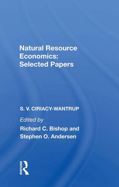 Produktbild: Natural Resource Economics: Selected Papers