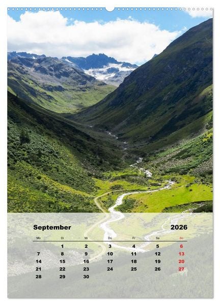 Produktbild: Bergwelten (Wandkalender 2026 DIN A2 hoch), CALVENDO Monatskalender