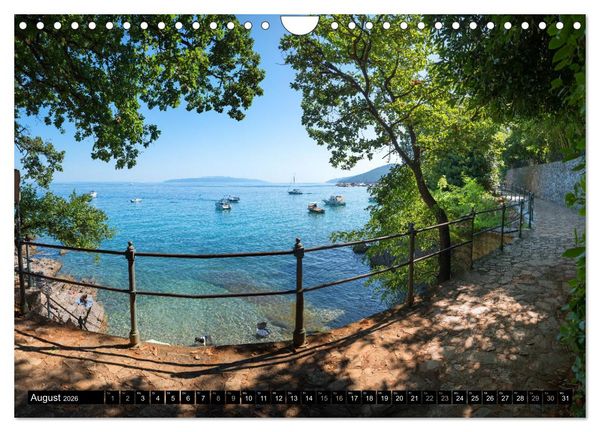 Produktbild: Moscenicka Draga 2026 - Urlaubsparadies an der Kvarner Bucht (Wandkalender 2026 DIN A4 quer), CALVENDO Monatskalender