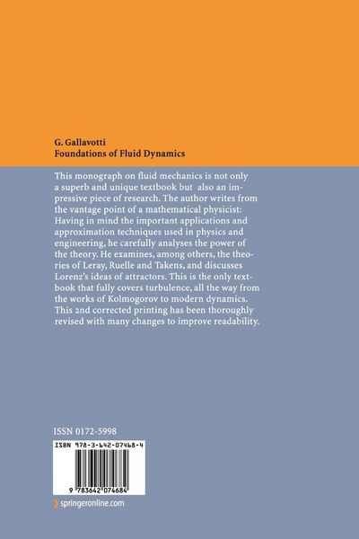 Produktbild: Foundations of Fluid Dynamics