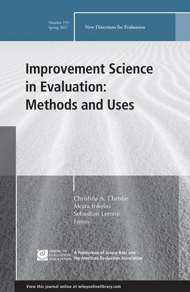 Produktbild: Improvement Science in Evaluation: Methods and Uses