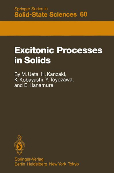 Produktbild: Excitonic Processes in Solids
