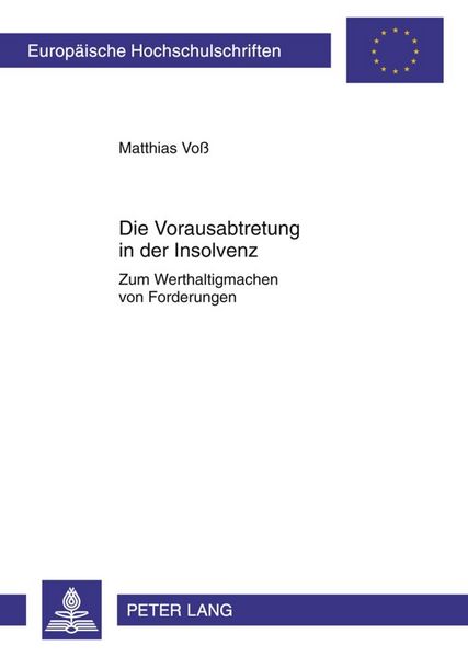 Produktbild: Die Vorausabtretung in der Insolvenz
