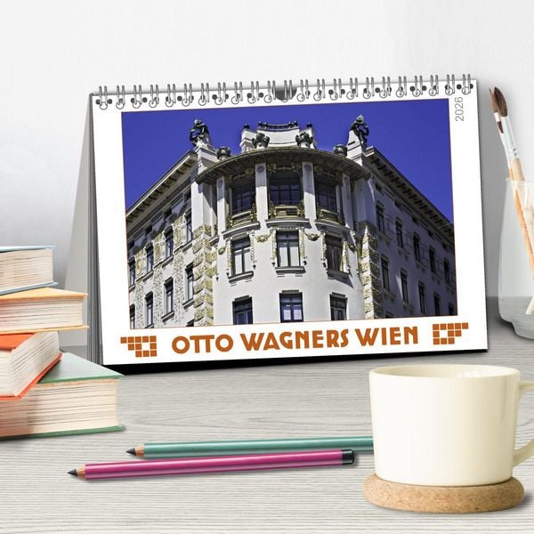 Produktbild: Otto Wagners Wien (Tischkalender 2026 DIN A5 quer), CALVENDO Monatskalender