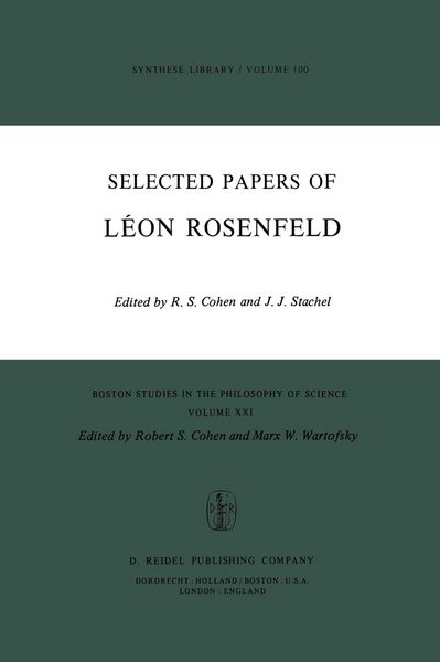 Produktbild: Selected Papers of L&eacute;on Rosenfeld
