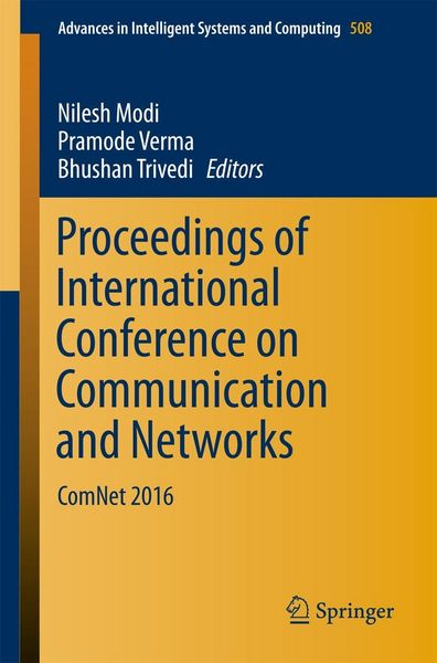Produktbild: Proceedings of International Conference on Communication and Networks