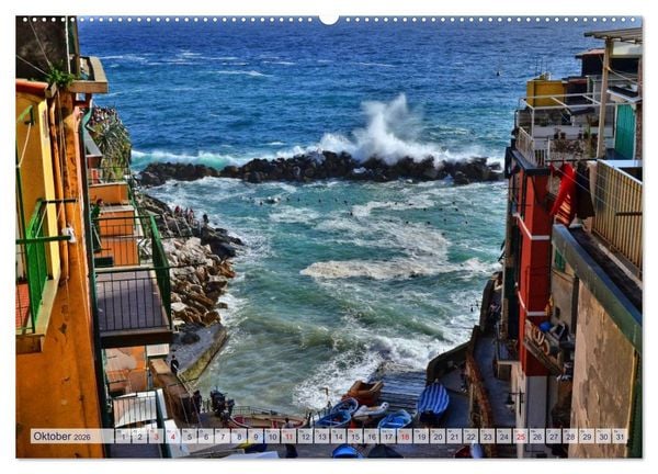 Produktbild: SCHMUCKST&Uuml;CKE der CINQUE TERRE (Wandkalender 2026 DIN A2 quer), CALVENDO Monatskalender