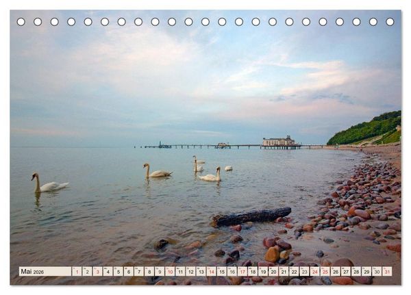 Produktbild: Urlaubsparadies R&uuml;gen (Tischkalender 2026 DIN A5 quer), CALVENDO Monatskalender