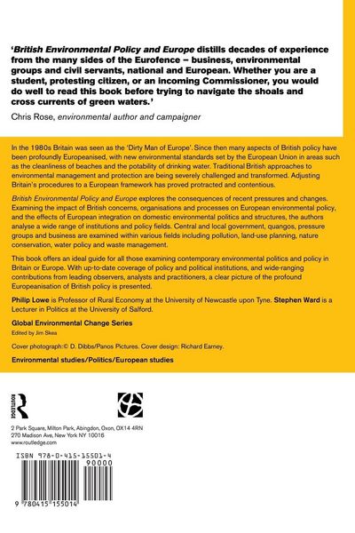 Produktbild: British Environmental Policy and Europe
