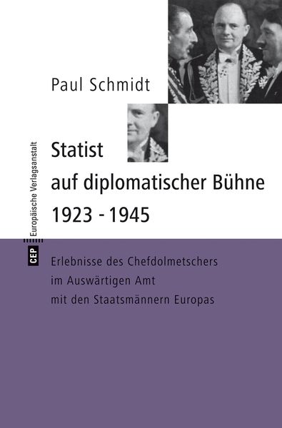 Produktbild: Statist auf diplomatischer B&uuml;hne 1923-1945