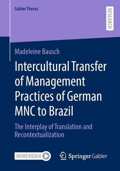 Produktbild: Intercultural Transfer of Management Practices of German MNC to Brazil