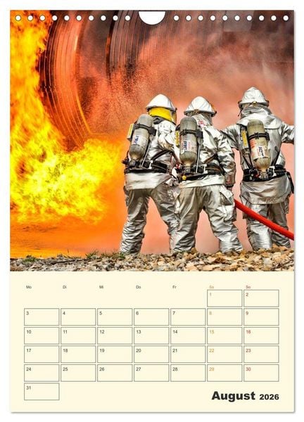 Produktbild: Feuerwehr - selbstloser Dienst weltweit (Wandkalender 2026 DIN A4 hoch), CALVENDO Monatskalender