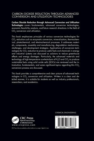 Produktbild: Carbon Dioxide Reduction through Advanced Conversion and Utilization Technologies