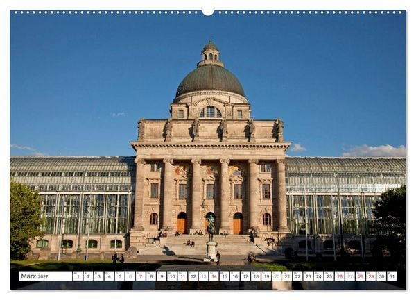 Produktbild: Bayerns Hauptstadt: M&uuml;nchen (hochwertiger Premium Wandkalender 2027 DIN A2 quer), Kunstdruck in Hochglanz