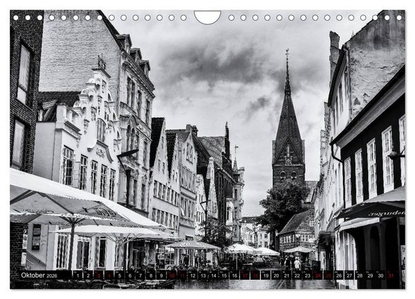 Produktbild: Ein Blick auf Flensburg (Wandkalender 2026 DIN A4 quer), CALVENDO Monatskalender
