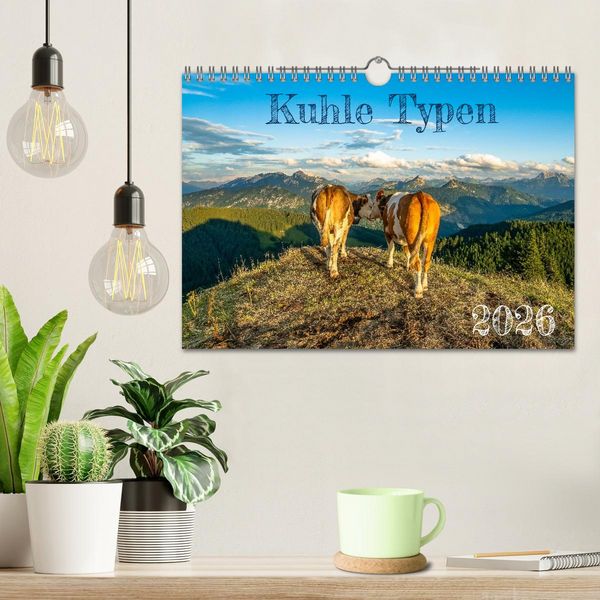 Produktbild: Kuhle Typen (Wandkalender 2026 DIN A4 quer), CALVENDO Monatskalender
