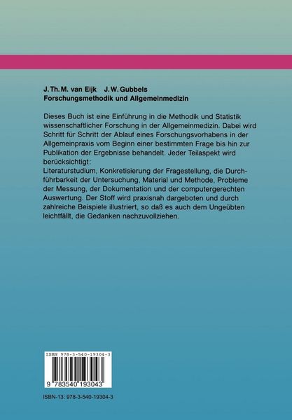 Produktbild: Forschungsmethodik und Allgemeinmedizin