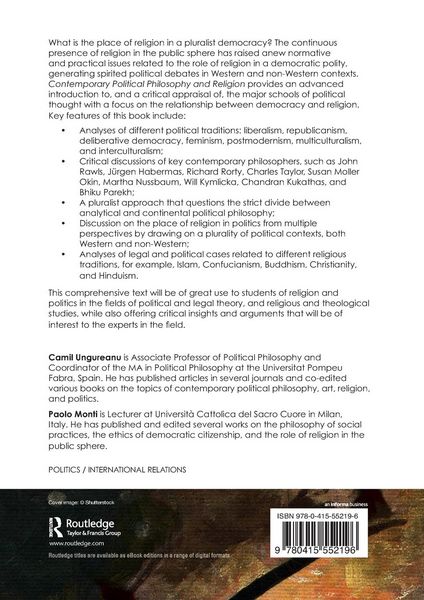 Produktbild: Contemporary Political Philosophy and Religion