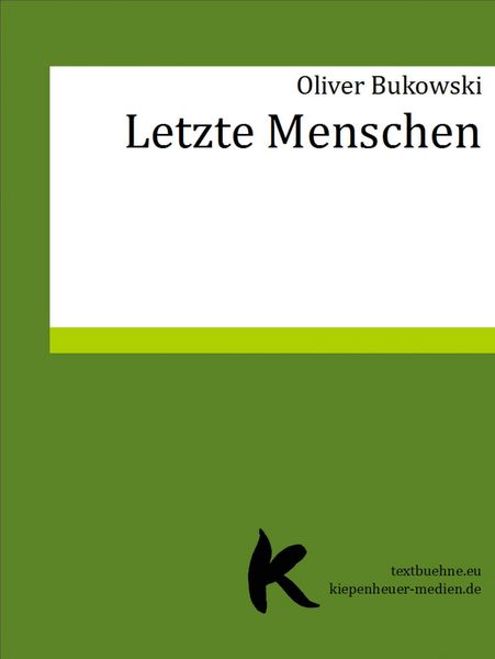 Produktbild: Letzte Menschen