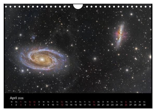 Produktbild: Astro-Fotografie (Wandkalender 2026 DIN A4 quer), CALVENDO Monatskalender