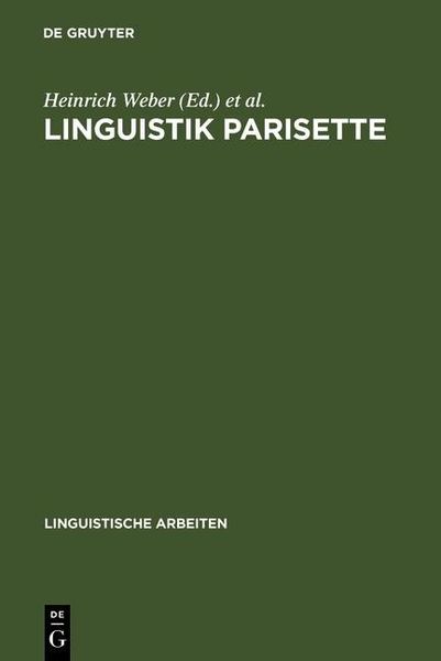 Produktbild: Linguistik Parisette