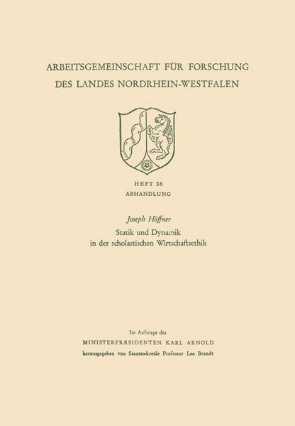 Produktbild: Statik und Dynamik in der scholastischen Wirtschaftsethik