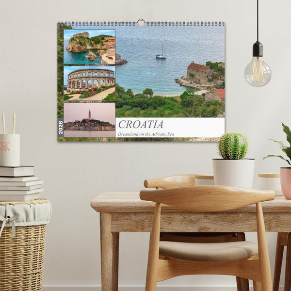 Produktbild: Croatia Dreamland on the Adriatic Sea (Wall Calendar 2026 DIN A3 landscape), CALVENDO 12 Month Wall Calendar