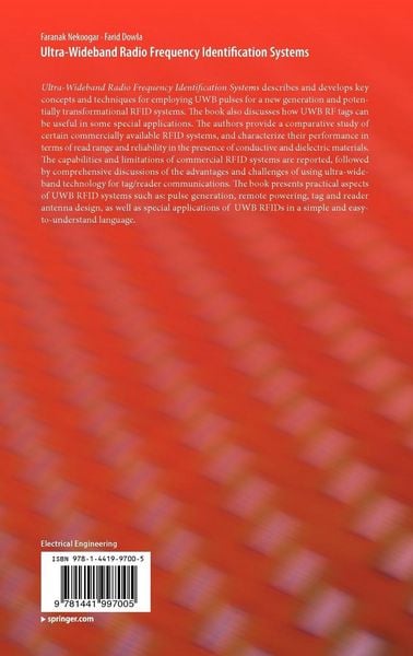 Produktbild: Ultra-Wideband Radio Frequency Identification Systems