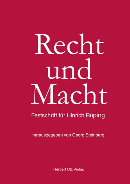 Produktbild: Recht und Macht