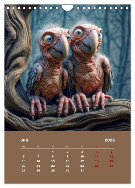 Produktbild: Waldo und Stefler (Wandkalender 2026 DIN A4 hoch), CALVENDO Monatskalender