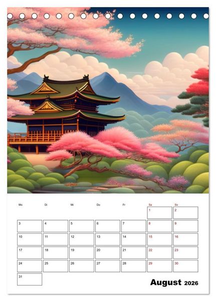 Produktbild: Sch&ouml;ne Landschaften (Tischkalender 2026 DIN A5 hoch), CALVENDO Monatskalender