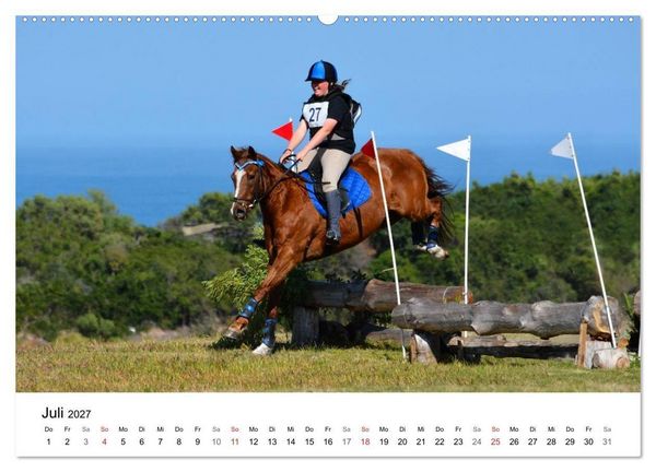 Produktbild: Vielseitigkeitsreiten (Wandkalender 2027 DIN A2 quer), CALVENDO Monatskalender