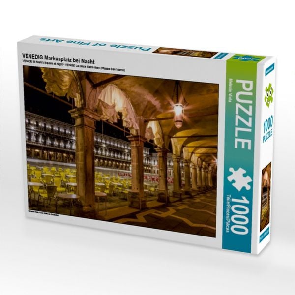 Produktbild: VENEDIG Markusplatz bei Nacht (Puzzle)