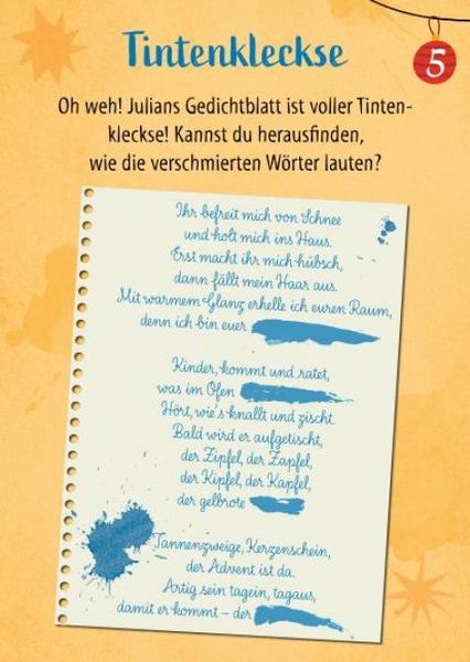 Produktbild: R&auml;tseladventskalender for Kids 2