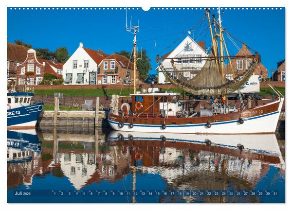Produktbild: Greetsiel in Ostfriesland (Wandkalender 2026 DIN A2 quer), CALVENDO Monatskalender