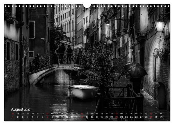 Produktbild: Venedig - Licht und Schatten (Wandkalender 2027 DIN A3 quer), CALVENDO Monatskalender