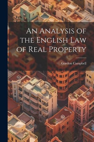 Produktbild: An Analysis of the English Law of Real Property