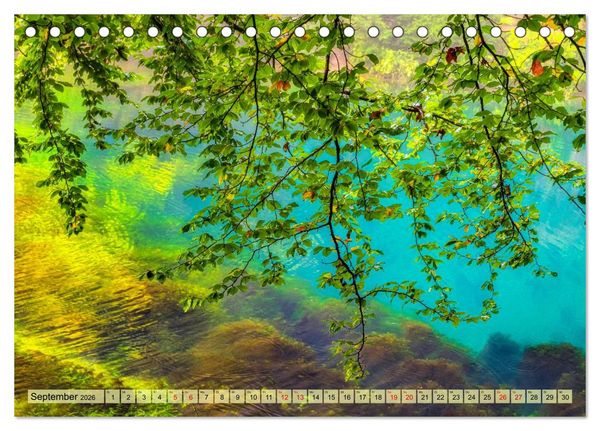 Produktbild: Faszinierende Karstquellen auf der Schw&auml;bischen Alb (Tischkalender 2026 DIN A5 quer), CALVENDO Monatskalender