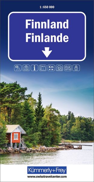 Produktbild: K&uuml;mmerly+Frey Strassenkarte Finnland 1:650.000