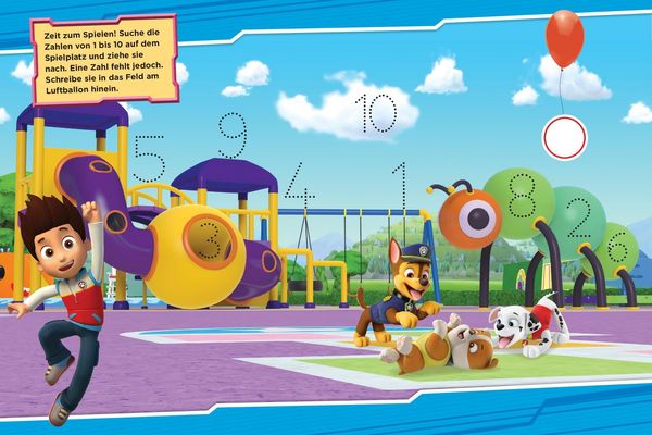 Produktbild: PAW Patro Mein Lernspielheft l Erste Zahlen