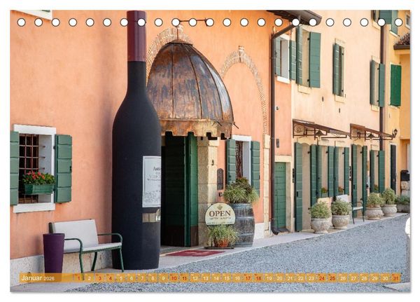 Produktbild: Valpolicella (Tischkalender 2026 DIN A5 quer), CALVENDO Monatskalender