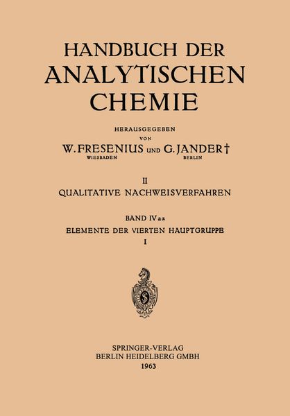 Produktbild: Elemente der Vierten Hauptgruppe