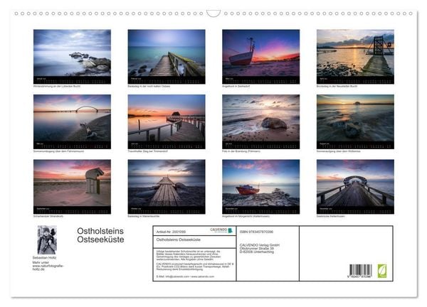 Produktbild: Ostholsteins Ostseek&uuml;ste (Wandkalender 2026 DIN A2 quer), CALVENDO Monatskalender