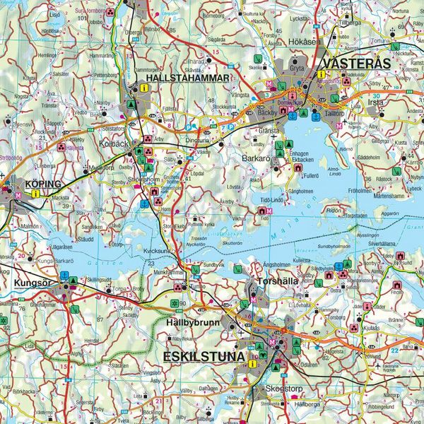 Produktbild: freytag & berndt Stra&szlig;enkarte Schweden S&uuml;dost 1:250.000