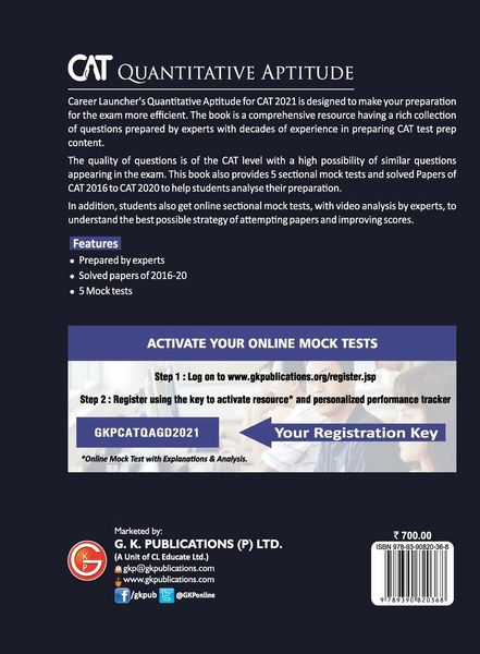 Produktbild: CAT 2021 Quantitative Aptitude by Gautam Puri