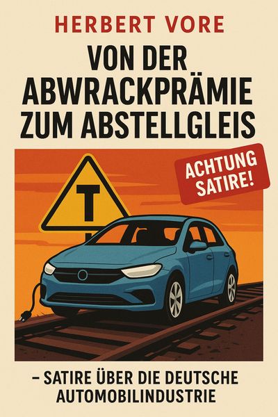 Produktbild: Von der Abwrackpr&auml;mie zum Abstellgleis - Satire &uuml;ber die deutsche Automobilindustrie